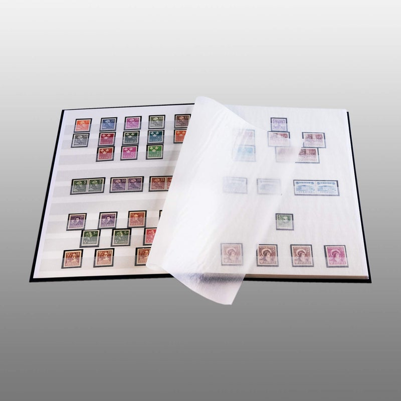 Prophila Collection Prophila Stamp Album (New) 16 White Sides, Green Cover - Image 5